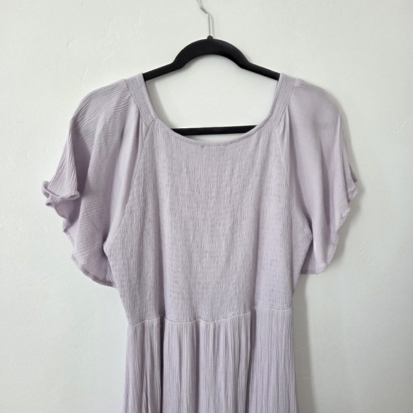 Baltic Born Felicity Dress Lilac Lavender Purple Tiered Milkmaid Cottagecore L - Picture 8 of 9